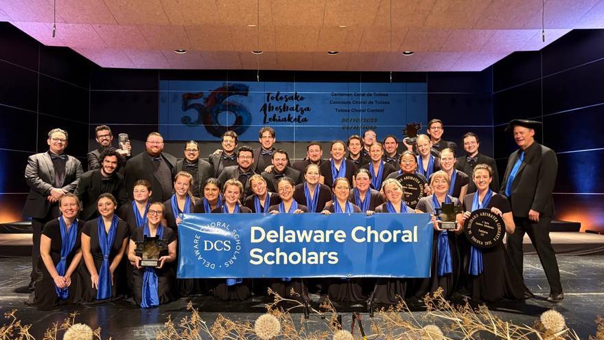 Delaware Choral Scholars, de Estados Unidos, se ha llevado cuatro premios en la 56 edición del Certamen Coral de Tolosa