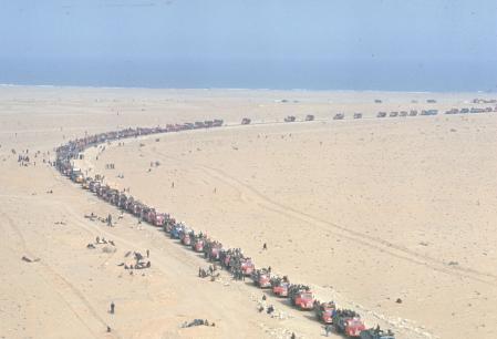 Preparativos para la Marcha Verde hacia el Sáhara Occidental, 1 de octubre de 1975