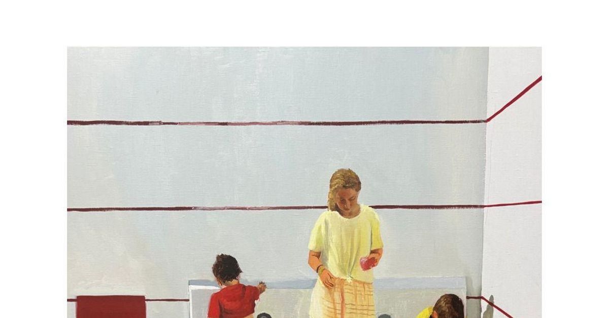 Pepe Baena y Juan Manuel Marqués conversan en el Café de Levante de Cádiz