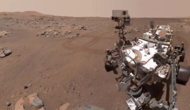 el rover Perseverance registra el primer relámpago en su atmosfera