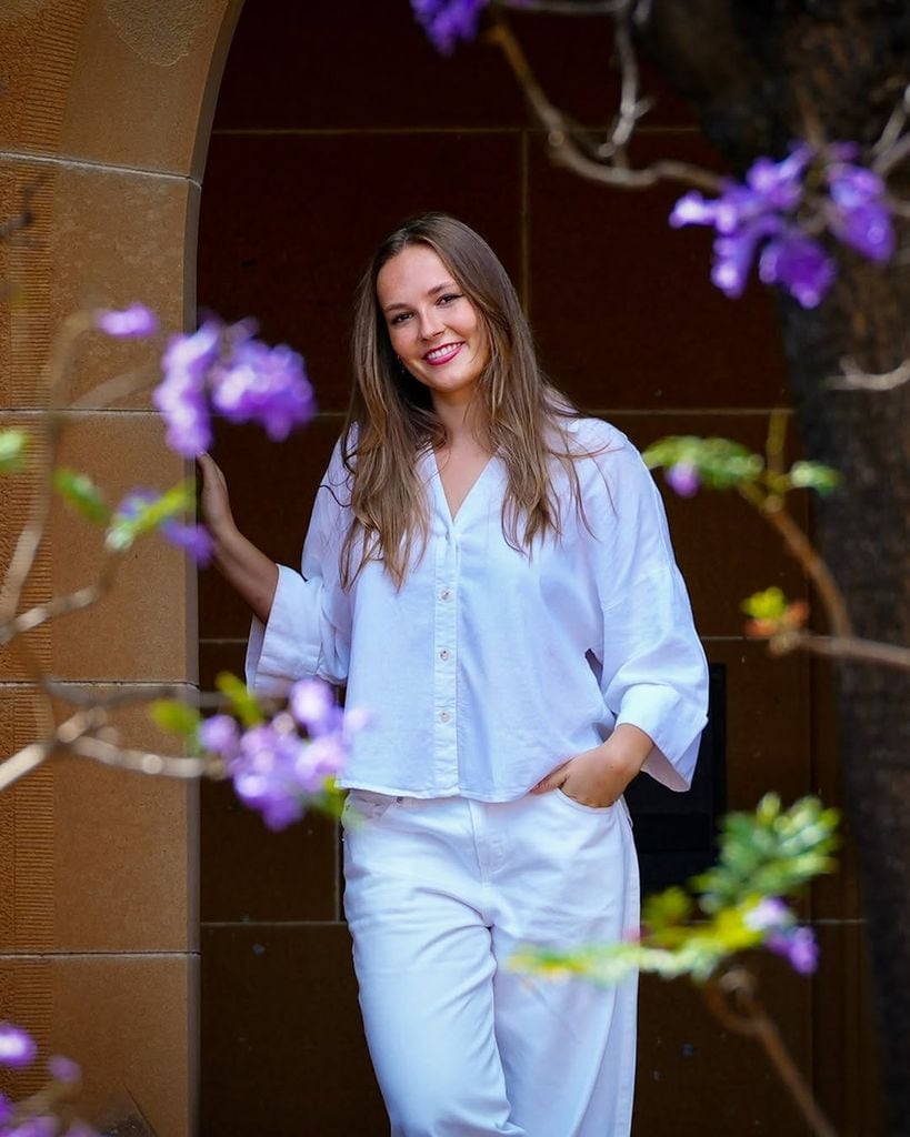 Ingrid de Noruega en la Universidad de Sidney, Australia