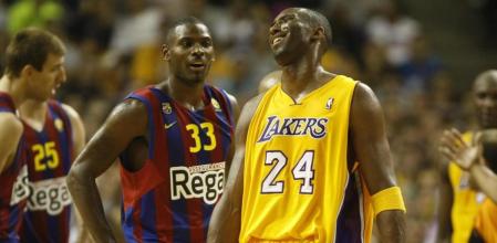 Pete Mickeal y Kobe Bryant tuvieron un intenso pique en el Barça-Lakers de 2010