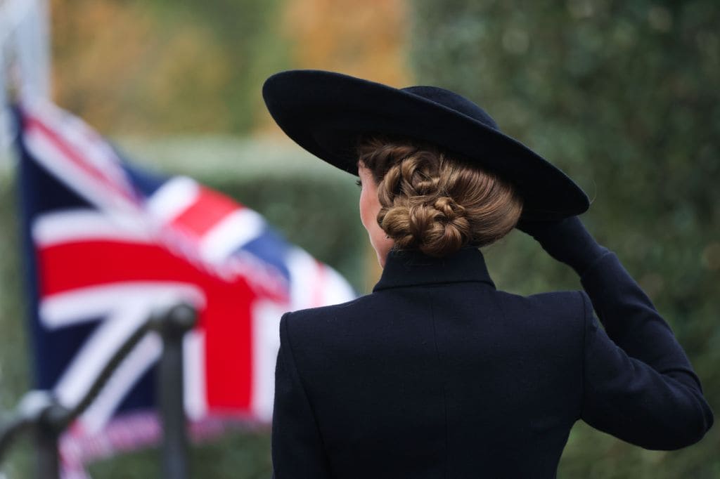 La princesa de Gales, Kate Middleton, en el Armistice Day, 2025.