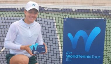 "Trabajando así, sé que voy a estar en el top 100 en 2026"