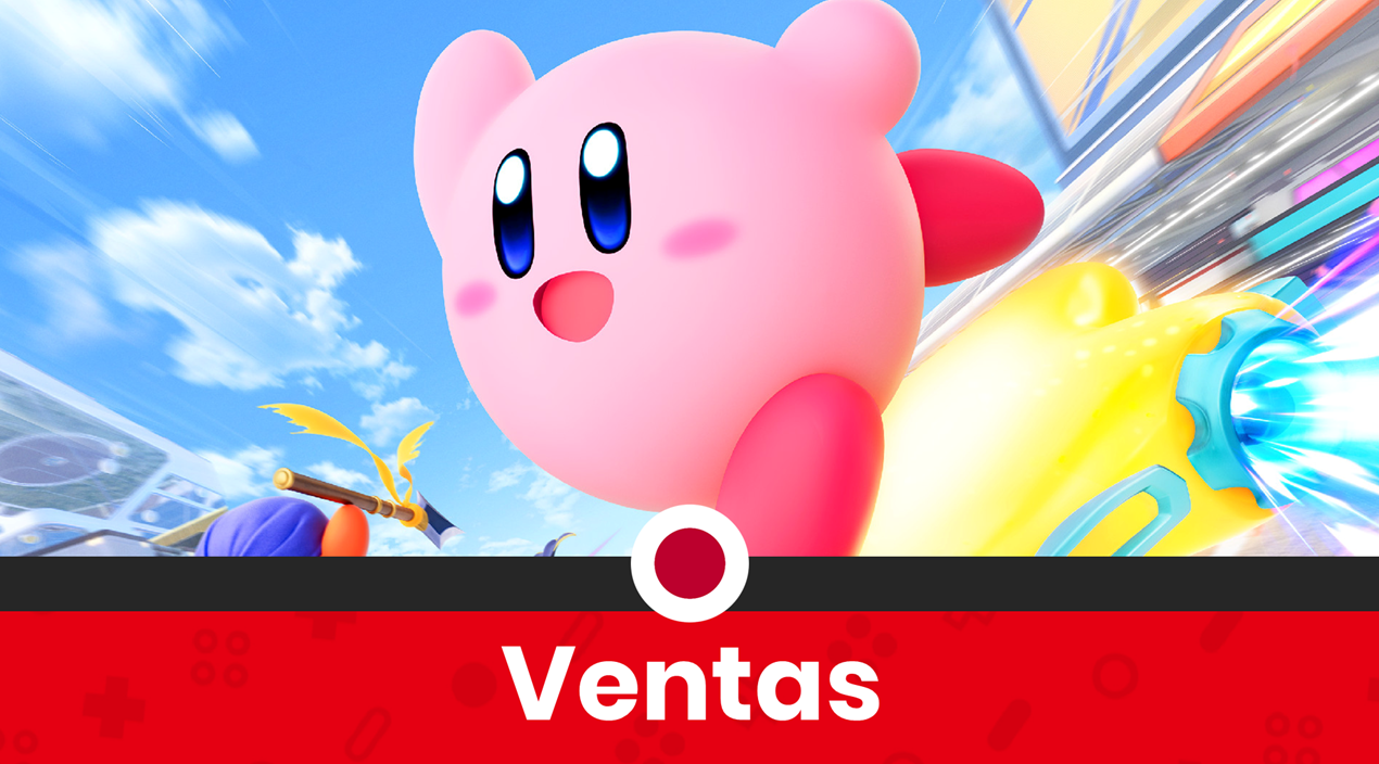 Kirby Air Riders debuta arrasando en el top ventas semanales de Japón (27/11/25)