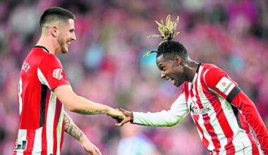 El Athletic arranca con Nico Williams y Sancet ante el Barça
