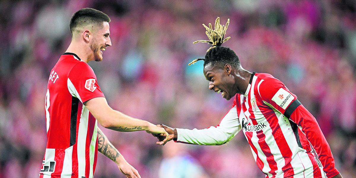 El Athletic arranca con Nico Williams y Sancet ante el Barça