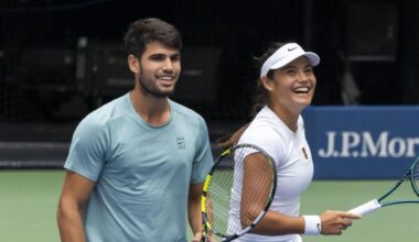 Raducanu abandona a Alcaraz en Miami y New Jersey