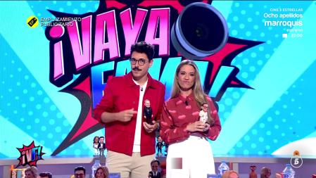 Cristina Lasvignes y Fran Ramírez, en 'Vaya fama'.