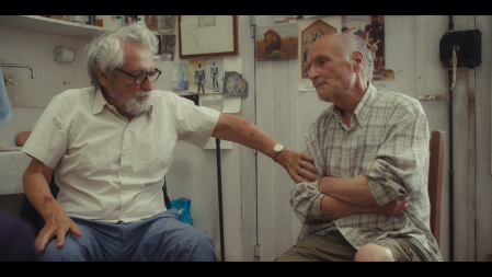 Oscar Tusquets conversa con Antonio López en su taller de Madrid