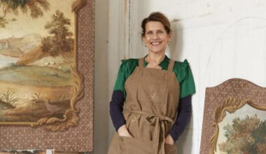 Lucinda Oakes, la artista británica que reinventa los frescos para decorar muros contemporáneos