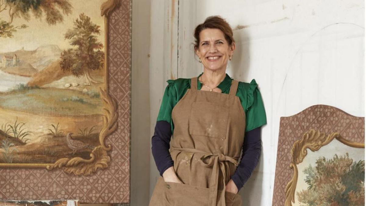 Lucinda Oakes, la artista británica que reinventa los frescos para decorar muros contemporáneos