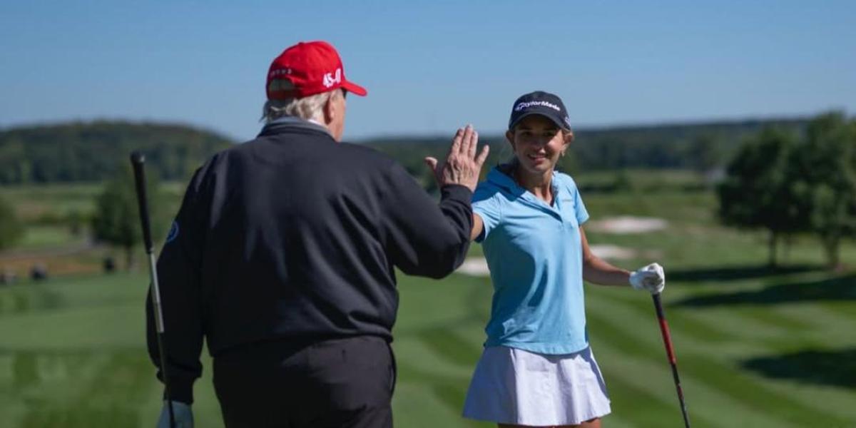 Kai Trump sueña su debut en el LPGA y desafía expectativas