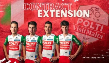 El Team Polti VisitMalta anuncia cuatro renovaciones de ciclistas italianos