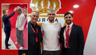 "Un orgullo bendecir al mejor tenista del mundo"