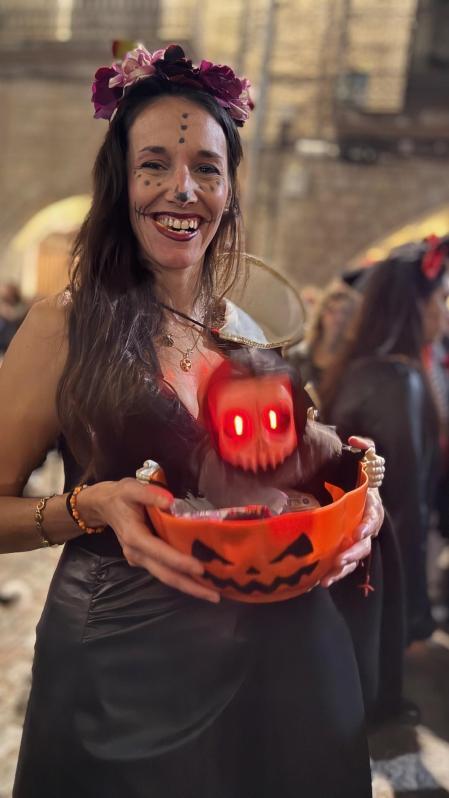 Participante en el Zombiewalk.