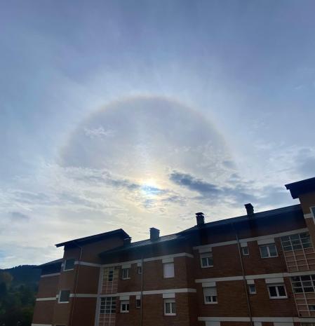 Halo solar en Campdevànol.