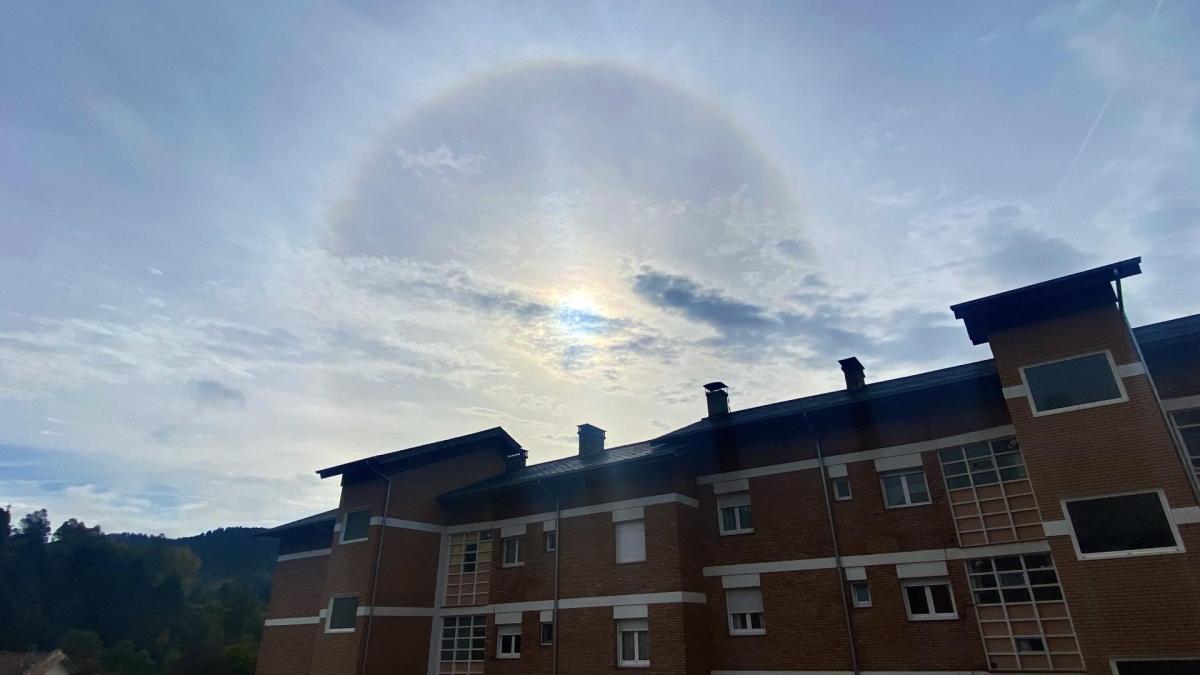 El halo solar vuelve a manifestarse