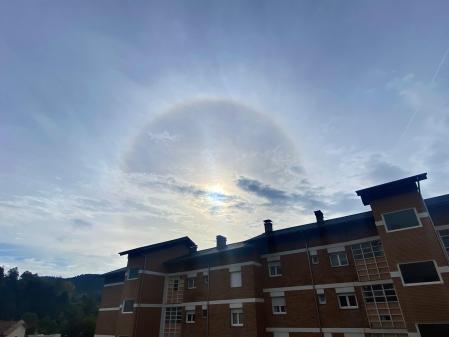 Halo solar en Campdevànol.