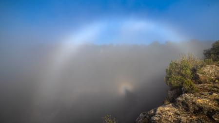 El espectro de Brocken en Vilanova de Sau.