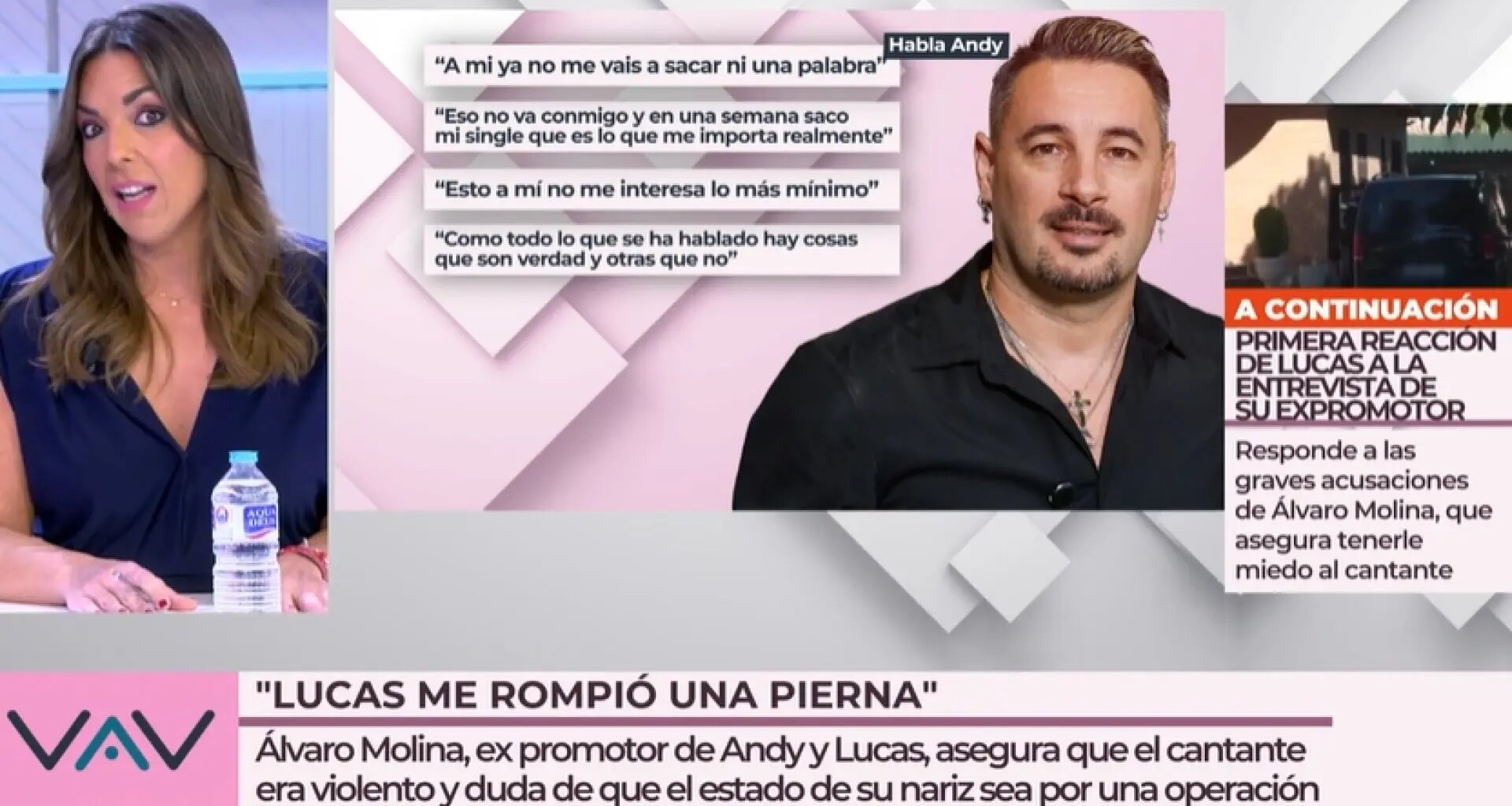 Andy desmiente que su nueva canción, 'Marioneta', hable sobre su relación con Lucas