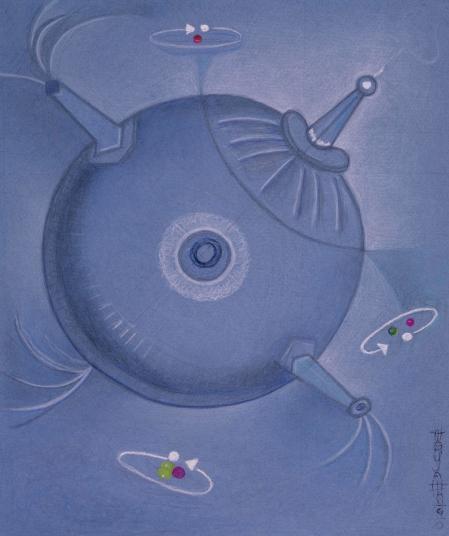 ‘Viajeros del éter’, Maruja Mallo, 1982. Serie “Viajeros del éter”