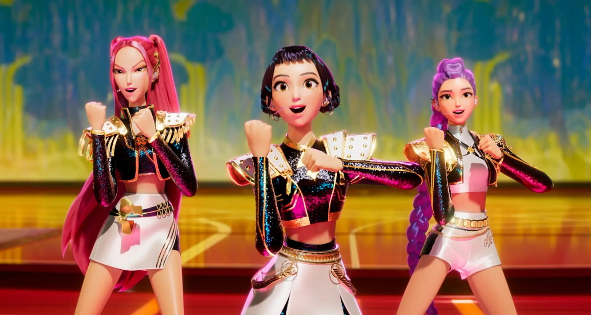 Las guerreras k-pop realizan un espectáculo en vivo digno de la película de Netflix y los fans ya desean un live action