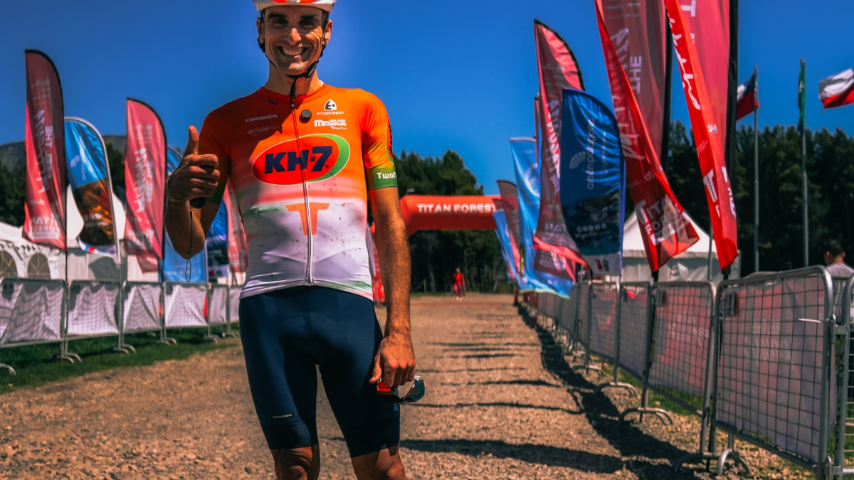 Reñida llegada en la segunda jornada de la Titan Forest Patagonia