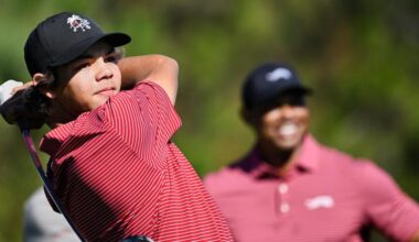 Charlie Woods, hijo de Tiger, es nombrado All-American por la Asociación de Golf Juvenil de EEUU