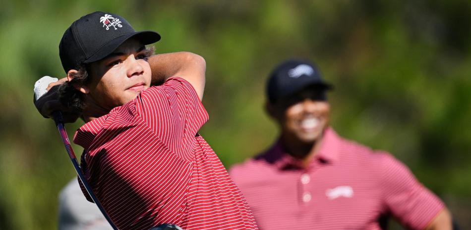Charlie Woods, hijo de Tiger, es nombrado All-American por la Asociación de Golf Juvenil de EEUU
