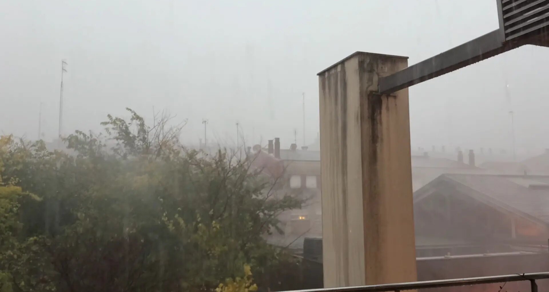 Alerta por temporal de lluvia, en directo