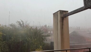 Alerta por temporal de lluvia, en directo