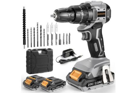 Taladro Percutor 21V sin escobillas: potencia y autonomía para bricolaje doméstico