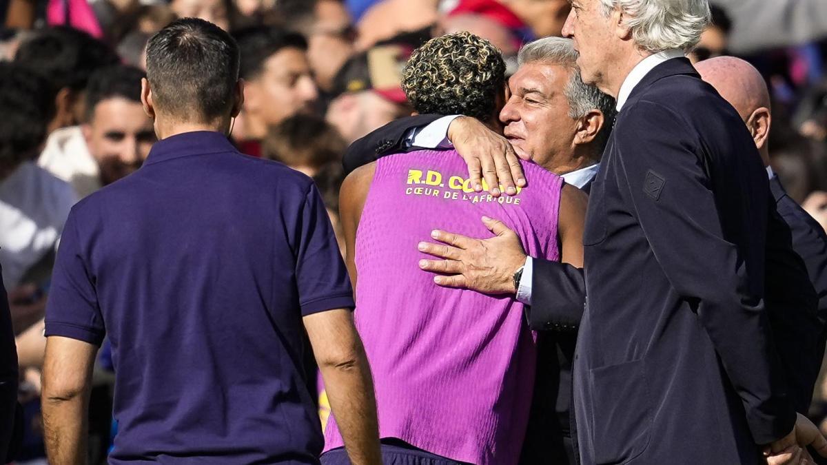 FC Barcelona | Los abrazos cargados de mensaje para Lamine