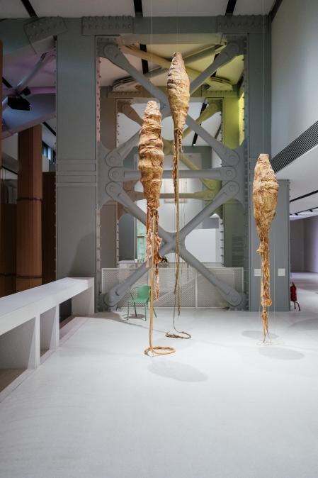 Un aspecto de la muestra dedicada a Carlos Bunga en el Centro de Arte Contemporáneo de Lisboa