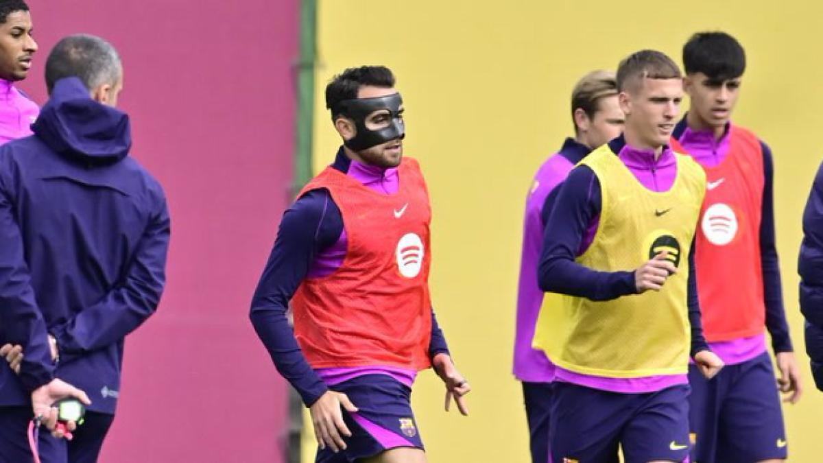 Sesión con Koundé a la espera de las decisiones de Flick