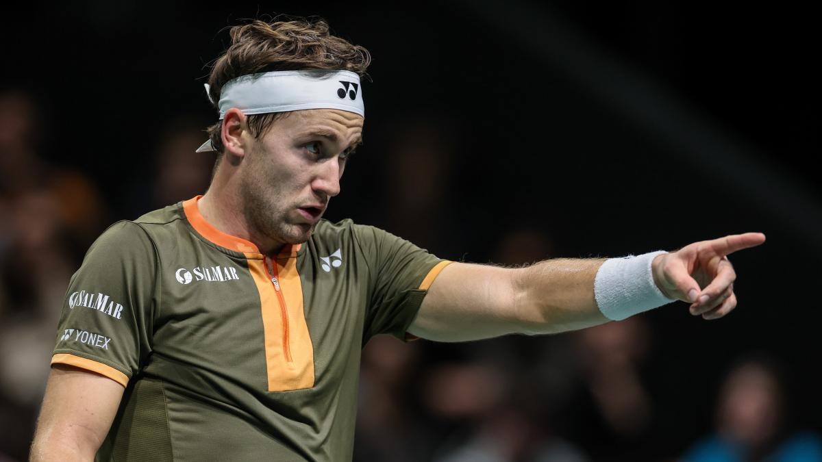 Casper Ruud, presente en Turín como segundo reserva