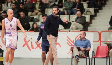 Imagen del duelo entre  el Círculo Gijón Baloncesto y el UEMC Baloncesto Valladolid.