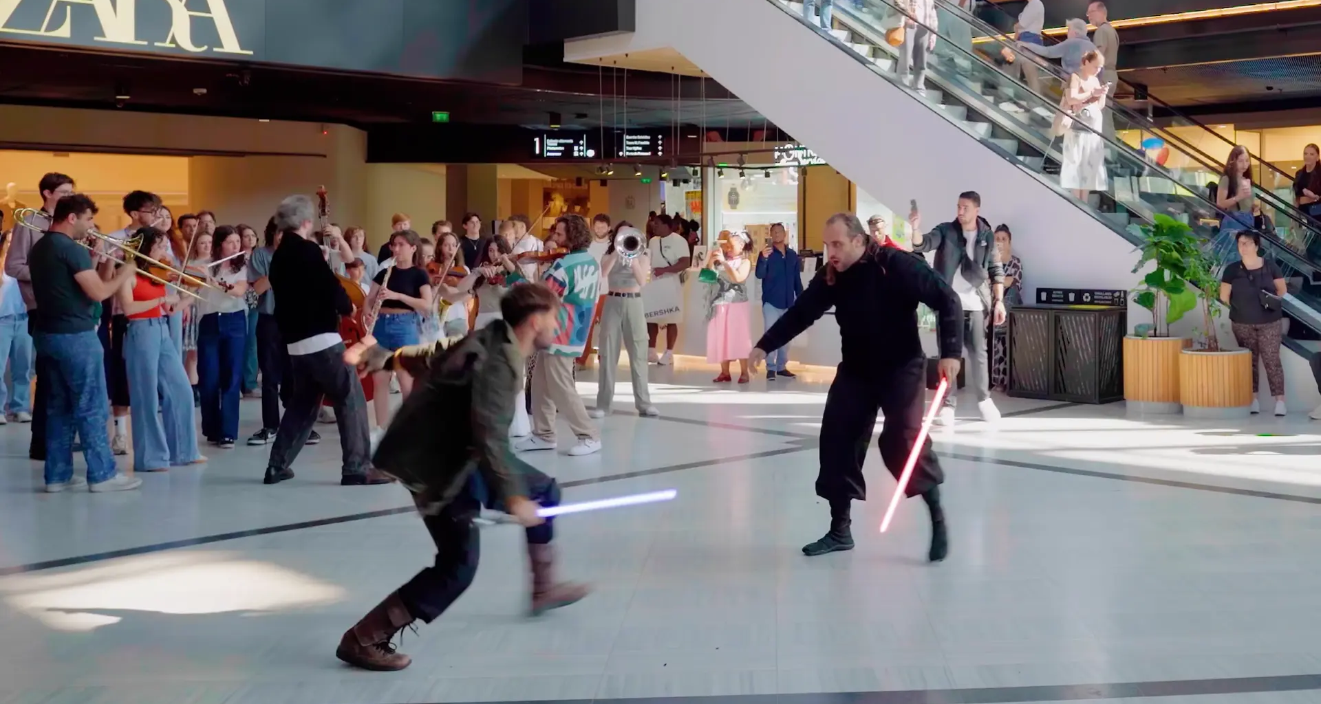 un grupo de músicos sorprende con un espectacular número de 'Star Wars'