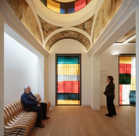 Intervención en la antigua capilla del palacio del artista Sean Scully