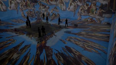 Leonardo vs Michelangelo, la última exposición de Layers of Reality.