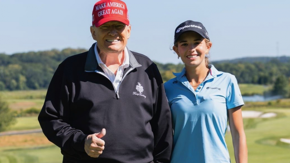 La nieta de Donald Trump e hija de la pareja de Tiger Woods debuta en el LPGA Tour con 18 años