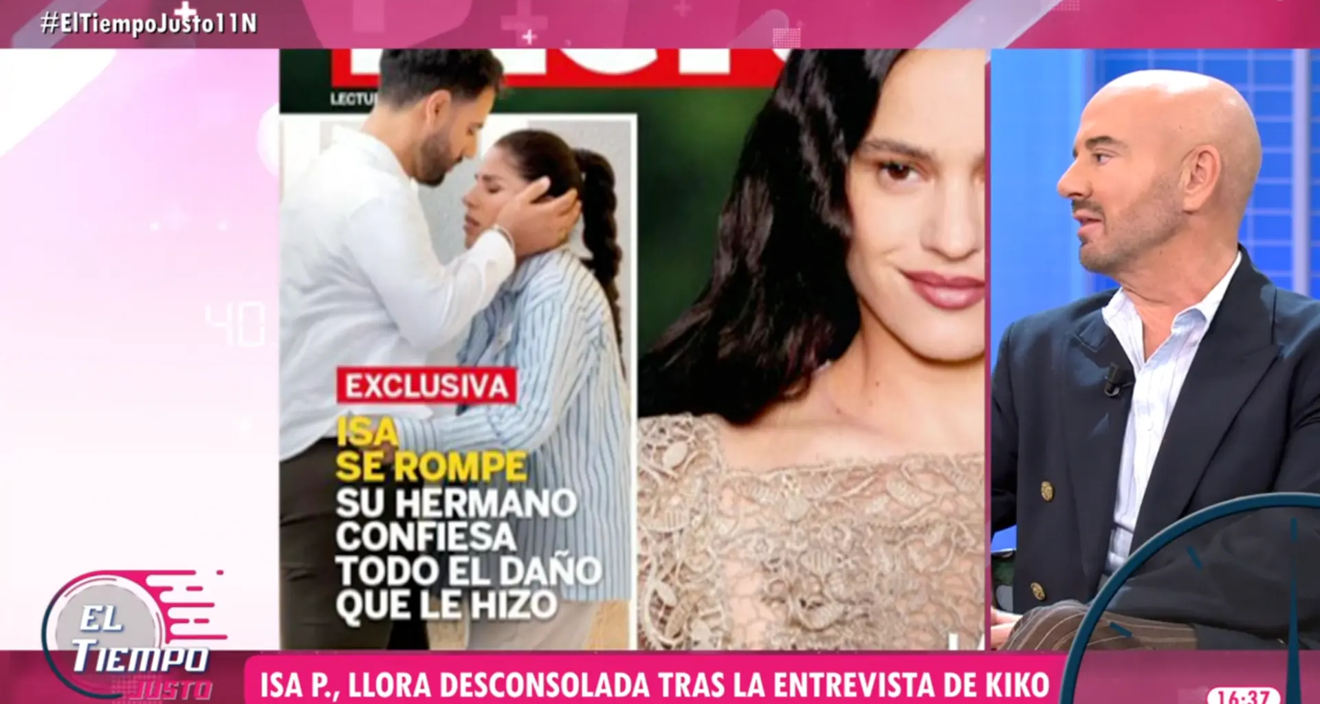 "Tuvo que parar la grabación porque no podía seguir"