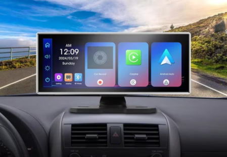 CarPlay y cámara retrovisor Srnubi 4K – 58% de descuento