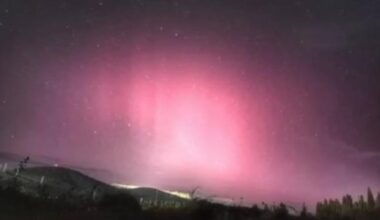 las auroras boreales sorprenden en el corazón de España