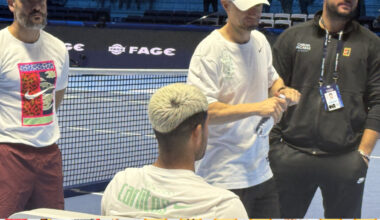 Alcaraz, la camiseta con el nombre de Carlitos y el 23 de Michael Jordan