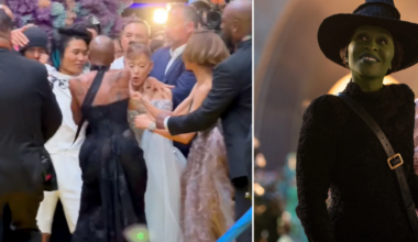 fanático se abalanzó sobre Ariana Grande en el estreno de 'Wicked' en Singapur; así la defendió Cynthia Erivo