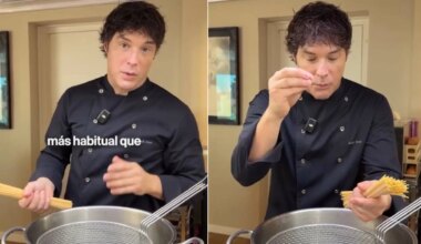 Jordi Cruz advierte del "error garrafal" al cocer la pasta: "No lo hagáis jamás"