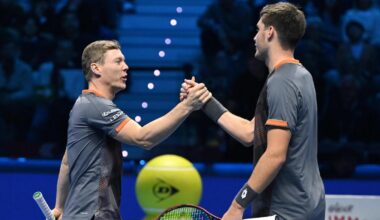 Sorpresón en la final de los dobles de las ATP Finals