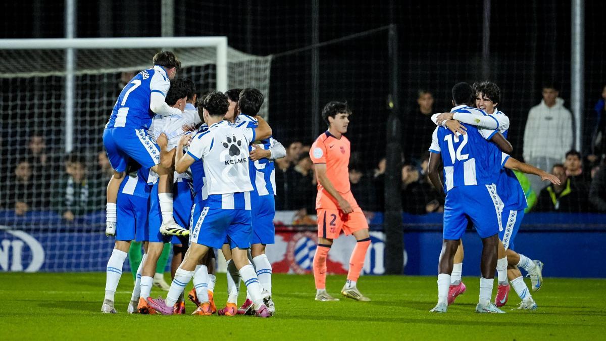 El Espanyol B se lleva el derbi y aleja al Barça Atlètic del liderato